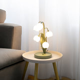 Load image into Gallery viewer, Lily-of-the-Valley Table Lamp | Floral Bouquet Design | Decorative Ambient Light